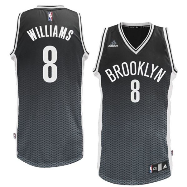 Men's  Brooklyn Nets #8 Deron Williams Resonate Fashion Jersey